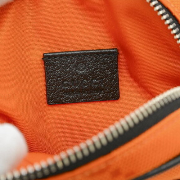 Gucci GG Off Grid Shoulder Bag Orange Nylon - Picture 5 of 7